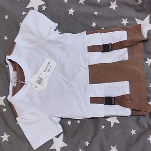 NWT Cargo pocket short sleeve little boy tshirt.